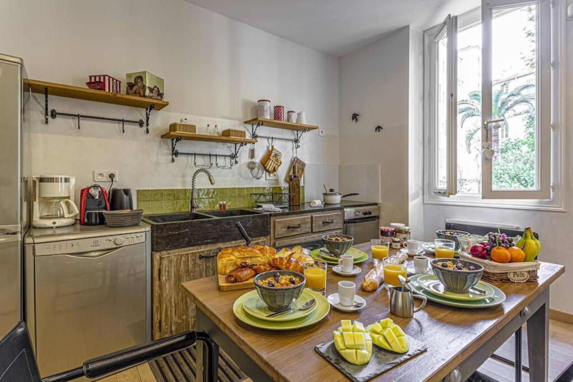 Gambetta - Charming 2 Bedroom - Near Promenade Niza Exterior foto